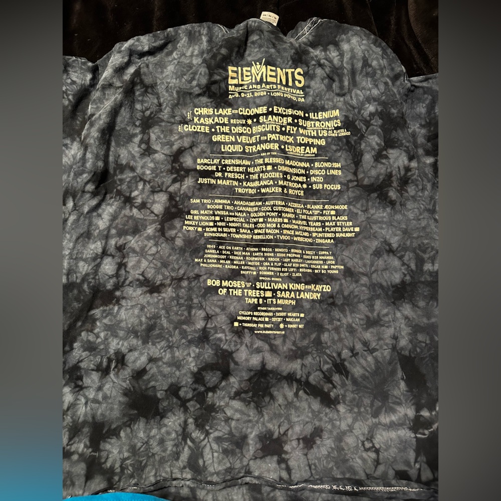 Elements Festival 2024 Official Tshirt